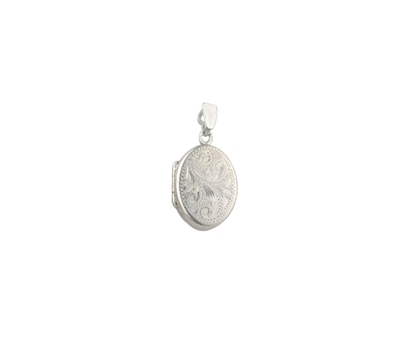 Picture of Silver Locket 5 Engraving B