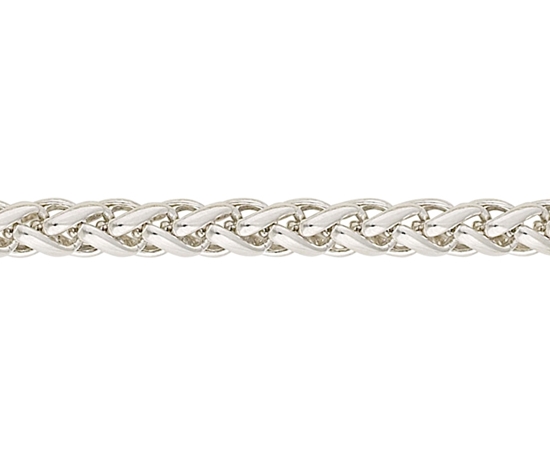 Picture of Silver Braided Curb 3 18/45cm