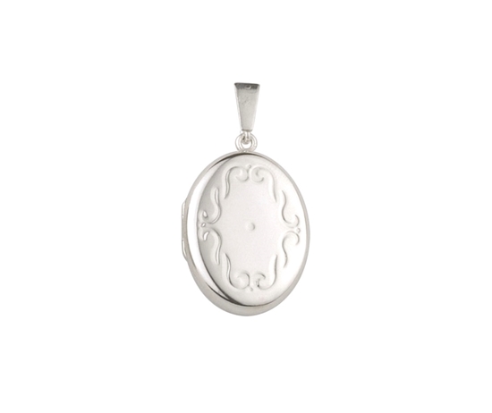 Picture of Silver Locket 3 Embossed