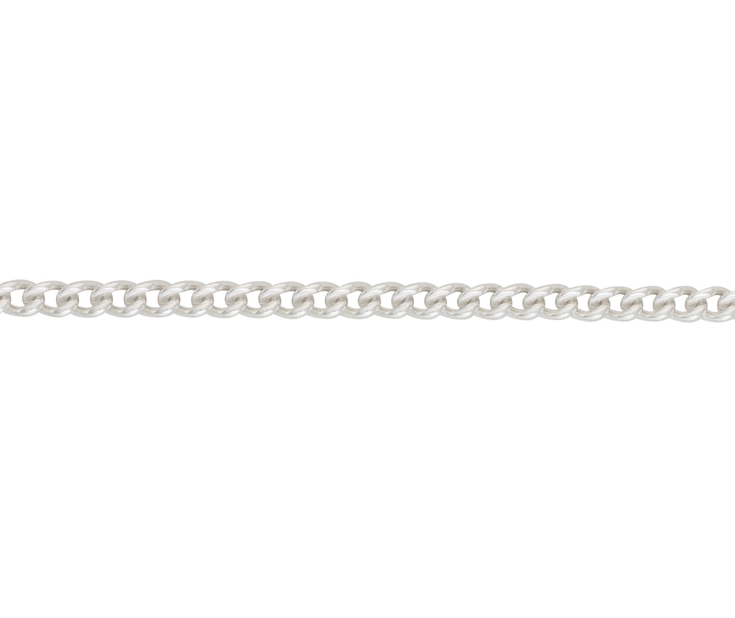 Silver 80 Curb Heavy 18/45cm - Silver Breeze Jewellery