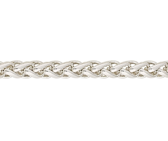 Picture of Silver Braided Curb 3 16/40cm