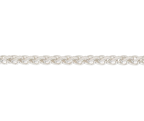 Picture of Silver Braided Curb 1 8.5/21cm