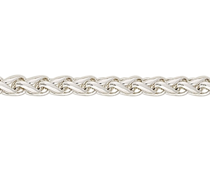 Picture of Silver Braided Curb 2 16/40cm