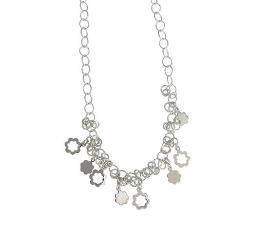 Picture of Silver Cloud Necklace 18/45cm