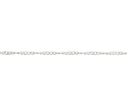 Picture of Silver 18 Round Twisted Curb 24/55cm