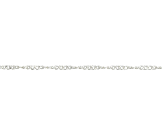 Picture of Silver 18 Round Twisted Curb 24/55cm
