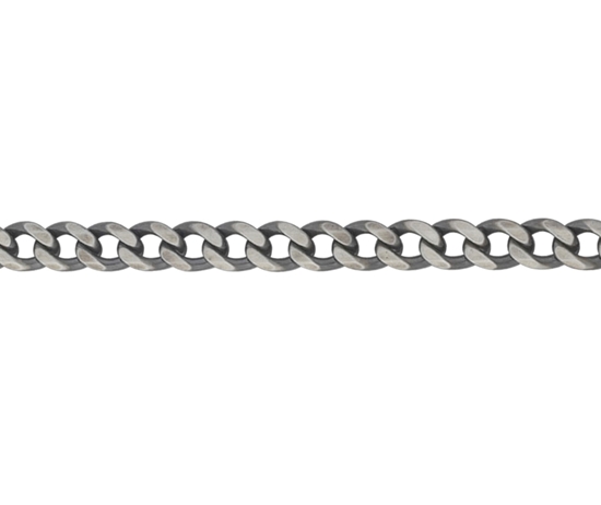 Picture of Silver 200 Metric Curb Gun Metal finish 20/50cm