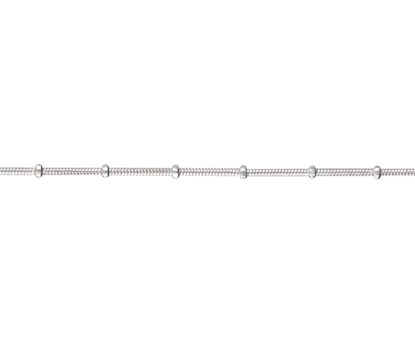 Picture of Silver Bead & Snake 1 26/65cm