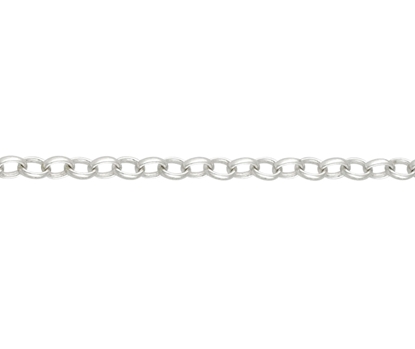 Picture of  Silver Belcher 2 Oval Heavy Filed Feet
