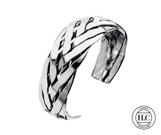 Picture of Silver H Curteis Premium Designer Bangle 19