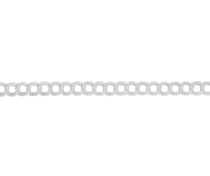 Picture of Silver 28 Double Curb 16/40cm