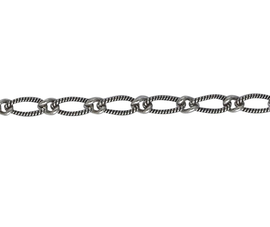 Picture of Silver 40 Figaro 1/1 Twisted Wire 24 Oxidised