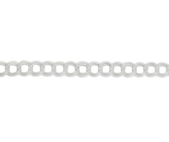 Picture of Silver 40 Double Curb 18/45cm