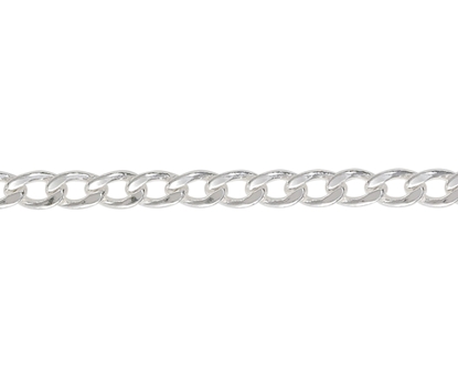 Picture of Silver 72 Rolled Curb 16/40cm