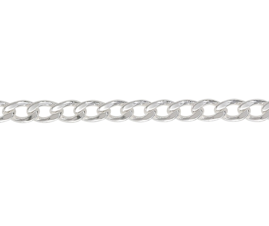 Picture of Silver 72 Rolled Curb 16/40cm