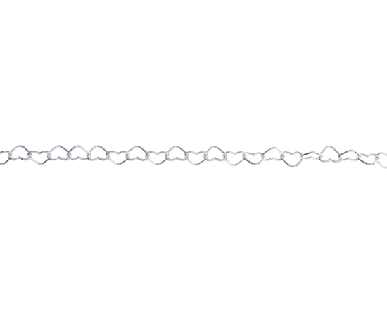Picture of Silver Heart Chain 1 20/50cm