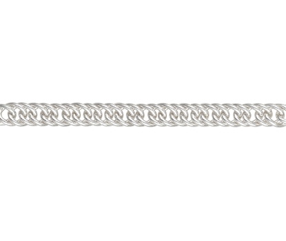 Picture of Silver Double Handmade Curb 1 16/40cm