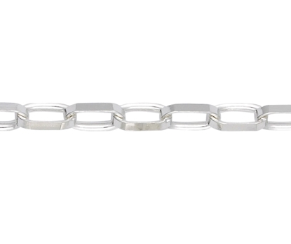 Picture of Silver Flat Oval Belcher 1 16/40cm