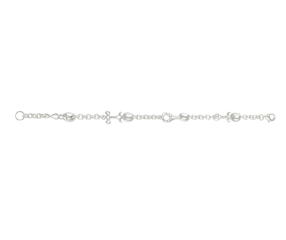 Picture of  Silver Love Spoon Friendship Bracelet 7.5/19cm