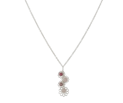 Picture of  Silver Design V Set 2 Necklace P