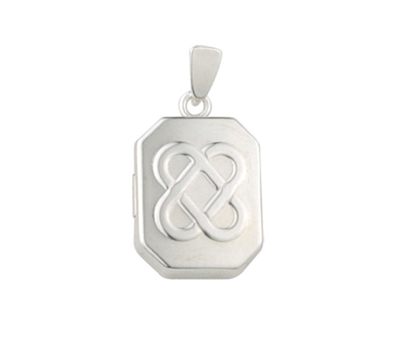 Picture of Silver Locket 7 Embossed