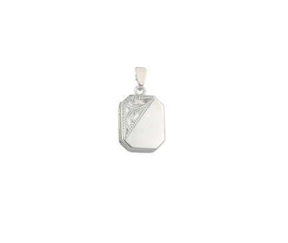 Picture of Silver Locket 7 Engraving D