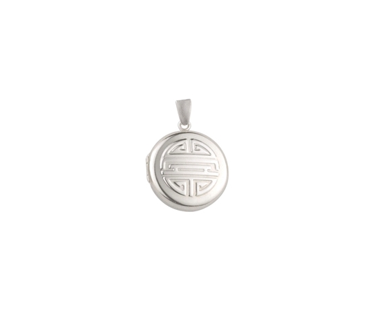 Picture of Silver Locket 6 Embossed