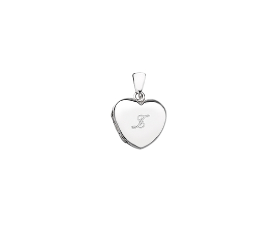 Picture of Silver Locket 9 Engraved Letter Z