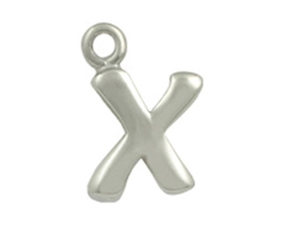 Picture of Silver Letter 'X'