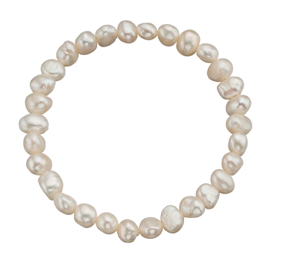 Picture of White Freshwater Pearl Cultured Bracelet