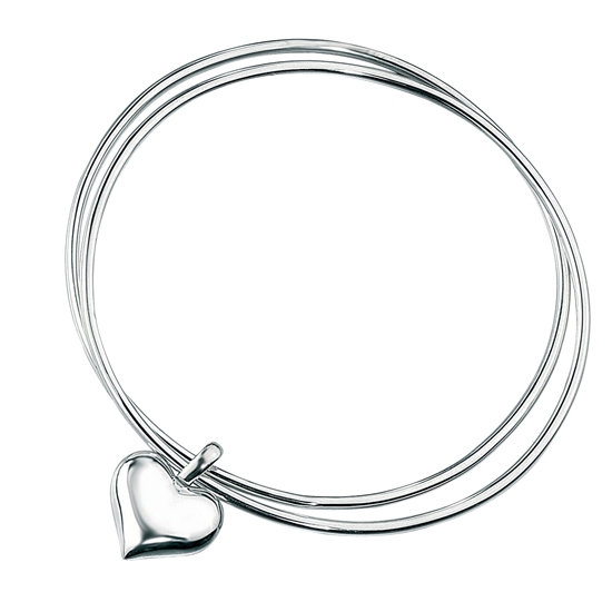 Picture of Double Heart Bangle