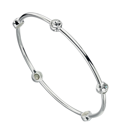 Picture of Swarovski Crystal 5 Stone Bangle