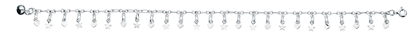 Picture of Hearts & Stars 25Cm Ankle Chain
