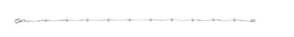 Picture of Ball And Square Snake Chain Anklet