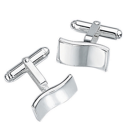 Picture of Men's Wavy Design Cufflink