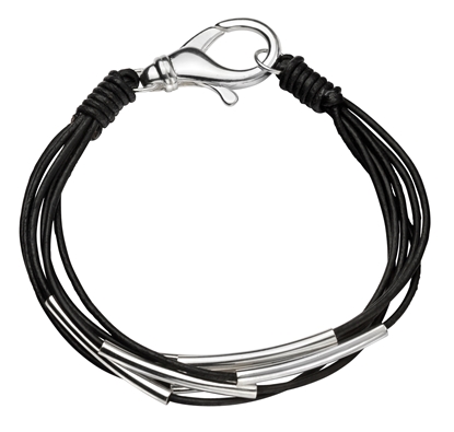 Picture of Leather Toggle Bracelet 22Cm