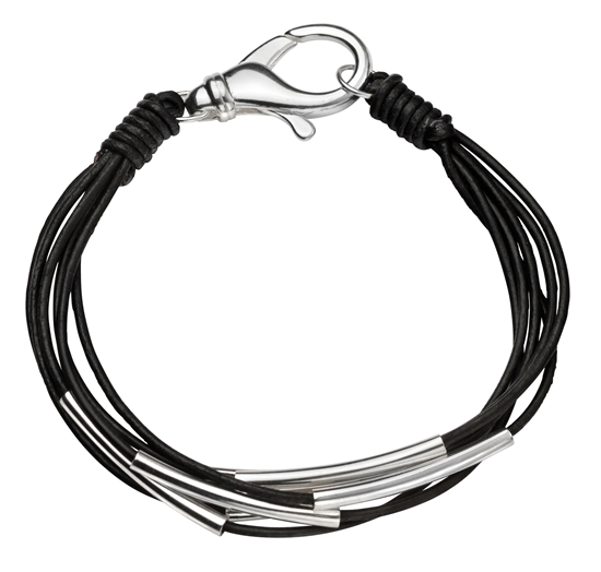 Picture of Leather Toggle Bracelet 22Cm