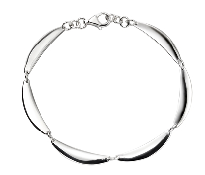 Picture of Curved Bar Linked Bracelet