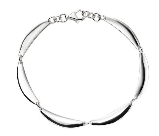 Picture of Curved Bar Linked Bracelet