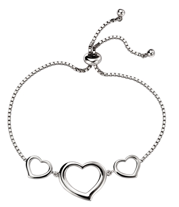 Picture of Triple Open Heart Toggle Bracelet