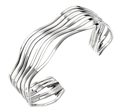 Picture of Open Multi Wave Bangle