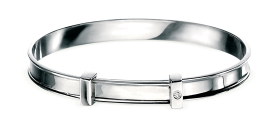 Picture of D For Diamond Blank Baby Bangle