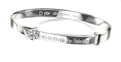 Picture of D For Diamond I Do Believe In Fairies Bangle
