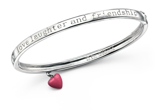 Picture of D For Diamond Love, Laughter And Friendship Bangle