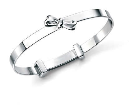 Picture of D For Diamond Bow Bangle