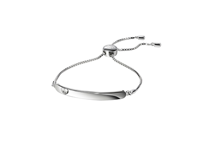Picture of D4D ID Chain Bracelet With Diamond Heart