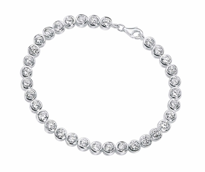 Picture of Clear CZ Tennis Bracelet