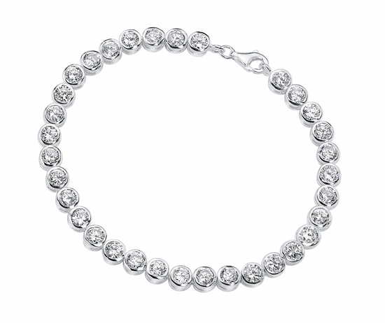 Picture of Clear CZ Tennis Bracelet