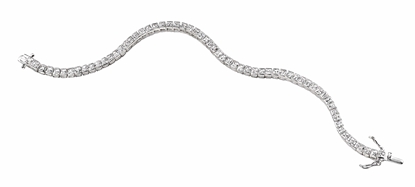 Picture of Clear CZ Square Tennis 19Cm Bracelet