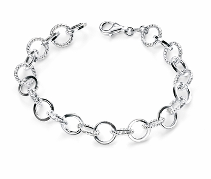 Picture of Diamond Cut Links Bracelet